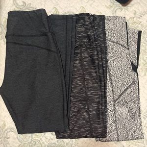 3 Pair Ladies Leggings sz M (8/10)